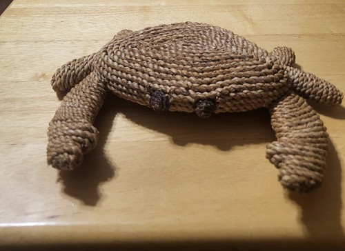 Rattan crab sculpture - crab,