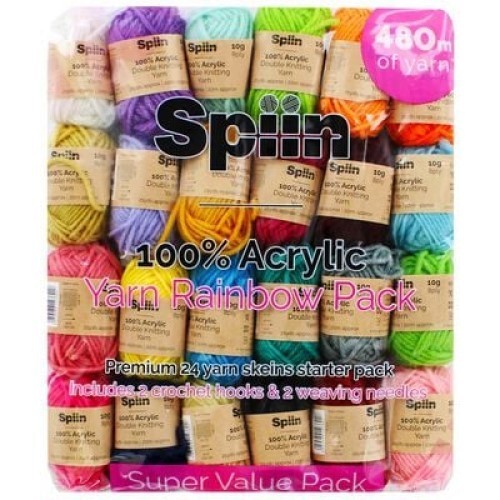 Spiin pack acrylic yarn - pack,