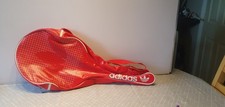 Vintage Adidas Red Tennis Racket Cover Carry Bag Case