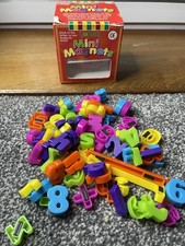 Tobar Mini Alphabet Multicoloured Fridge Magnets Letters & Numbers