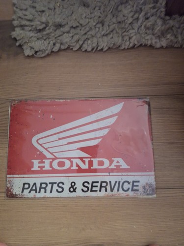 Honda automobilia tin sign - honda,