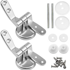 2pcs WC Toilet Seat Hinges