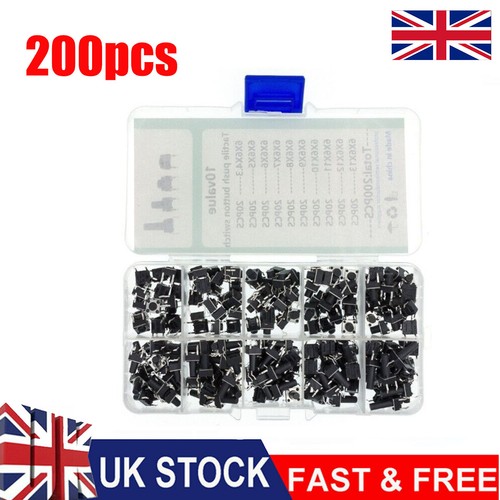 200pcs tactile switch push - 200pcs,