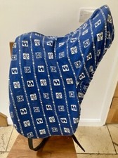 Stubben Dressage Saddle. Black. 17.5” Flair.