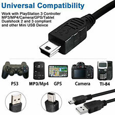 1,2, 3M USB Charger Cable Data Sync Lead For Sony PS3 PlayStation3 Controller UK