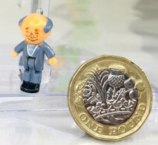 Doll Figure Polly Pocket Mini Vintage Rare Official Grandad Old Man