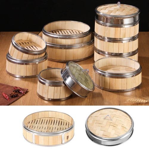 Stainless steel bamboo steamer - stainless,