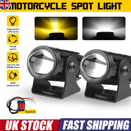 Pair 100w motorcycle headlight - pair,