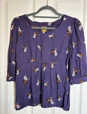 Joules Wickmere Purple Bird