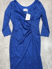 Gina Bacconi Blue Lace Dress