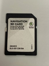 Genuine Skoda Amundsen MIB2 Sat Nav SD Card Europe 2018 Map 5L0051236BA