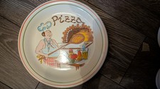 Pizza Plates Collectors Items Set of 5 Pizza Plates
