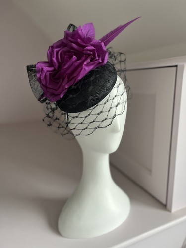 Ladies damson pink pillbox - damson,