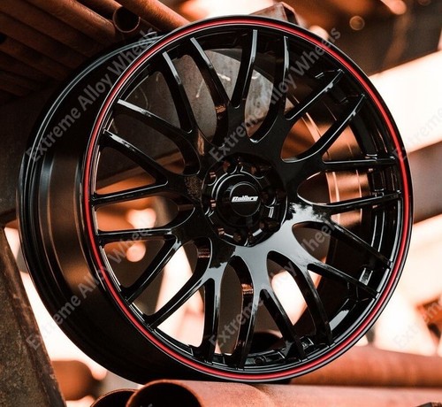 Black motion alloy wheels - black,