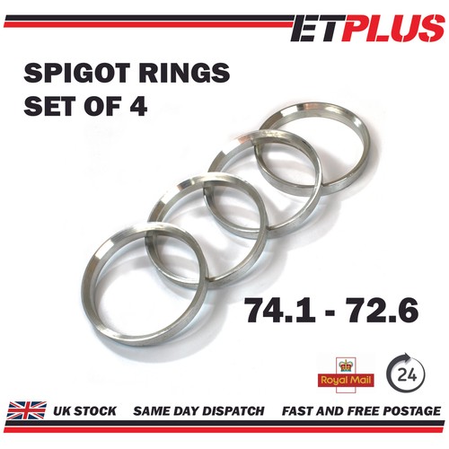 Metal spigot rings 72 - spigot, 74.1