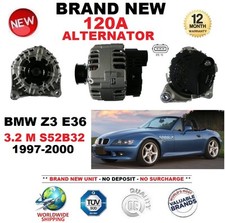 FOR BMW Z3 E36 3.2 M S52B32 1997-2000 120A ALTERNATOR BRAND NEW ** OE QUALITY **