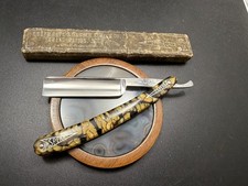 Vintage Near Mint 11/16”Grand Rapids B.S.O.C. SPEAR  7 Razor Shave Ready Germany