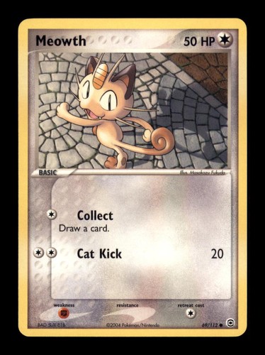 Meowth 112 common - 69/112,