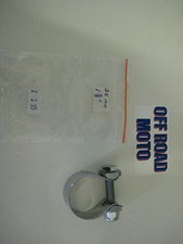 TRIALS MOTOCROSS ENDURO BIKE PRE 65 TWINSHOCK EXHAUST 'D' CLAMP. 35MM (1 3/8")