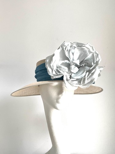 Pale blue royal ascot - ascot, brim