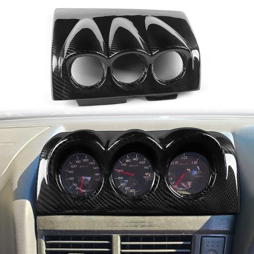 Carbon fiber 52mm dash gauge - carbon,