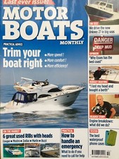 Orkney Pilothouse 27, Rodman 41, Scandcia 21 in Motor Boats Monthly (10/14) 