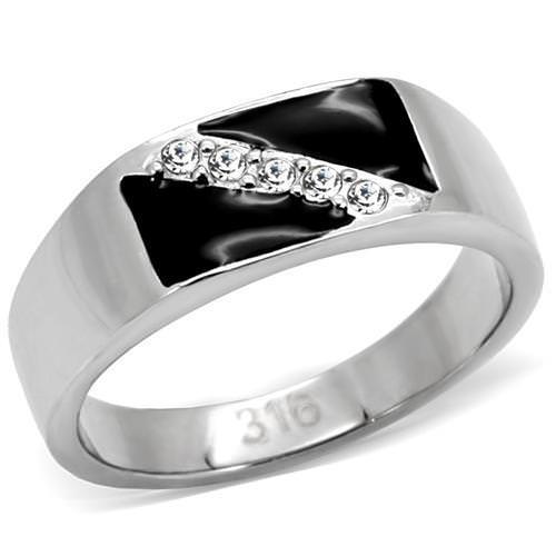 Mens onyx ring pink signet