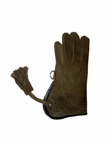 Children nubuck leather glove - nubuck,