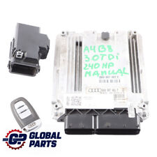 Audi A4 B8 3.0 TDI 240HP Engine ECU Kit Ignition + Key  8K0907401F Manual