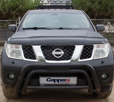 Bonnet Protector Front Bug Guard Black ABS For Nissan Navara D40 2010-14