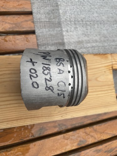 Bsa c15 piston pin - piston, +pin