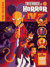 The Simpsons Tree House of Horror IV print by Tom Whalen Glow in the dark