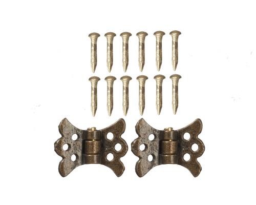 Butterfly hinges antique gold - butterfly,