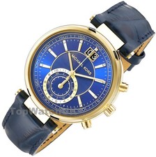 SALE MICHAEL KORS MK2425 SAYER BLUE STRAP BLUE DIAL WATCH BRAND NEW IN BOX