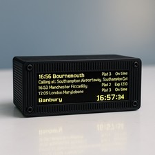 Custom UK Train Departure Board – Live Updates – Desktop Display