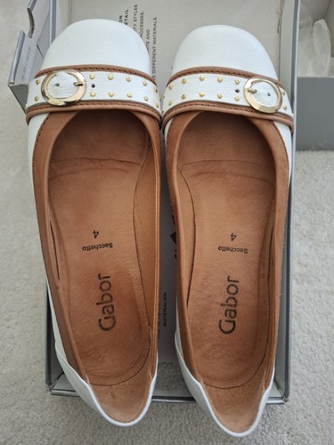 Gabor michelle white flat - michelle,