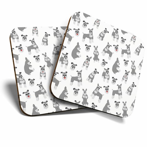 Coasters schnauzer dog - 2,
