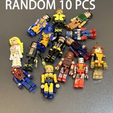 Random 10pcs Minimates Marvel Universe Wolverine Spider-Man Cyclops Figures Toys