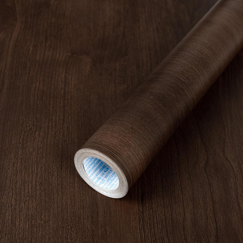 Wood contact paper brown - -,