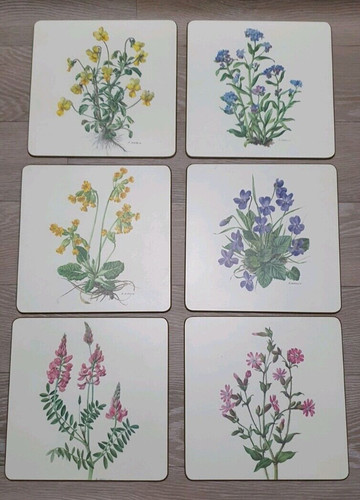 Vintage flower placemats - flower,