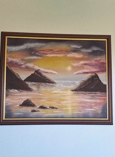 After the storm - -, framed,