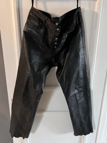 Leather biker motorcycle - biker,