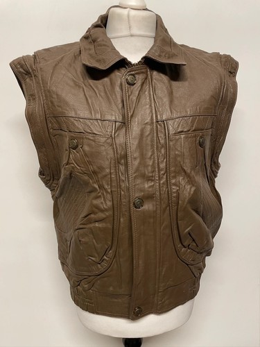Julian marcuir leather gilet - julian,