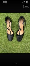 Black T-bar Next Size 6 Shoes