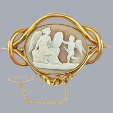 Victorian Cameo Brooch 9ct