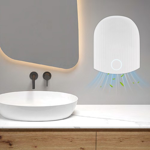 White electric hand dryer - white,