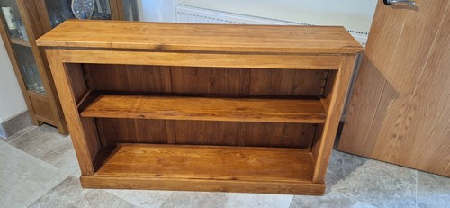 Solid oak bookcase - solid,