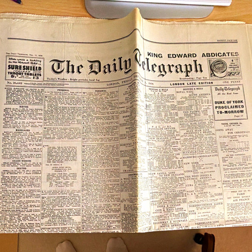 Daily telegraph newspaper - daily,