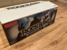 Wii Rockband Complete Set. Drums, Guitar Microphone, Leads, Dongles And Game.