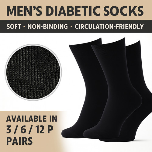 Mens diabetic socks loose - socks,